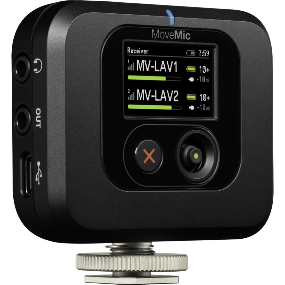 Shure Odbiornik nakamerowy MoveMic MV-R-Z6 bezprzewodowy na zimn� stopk�