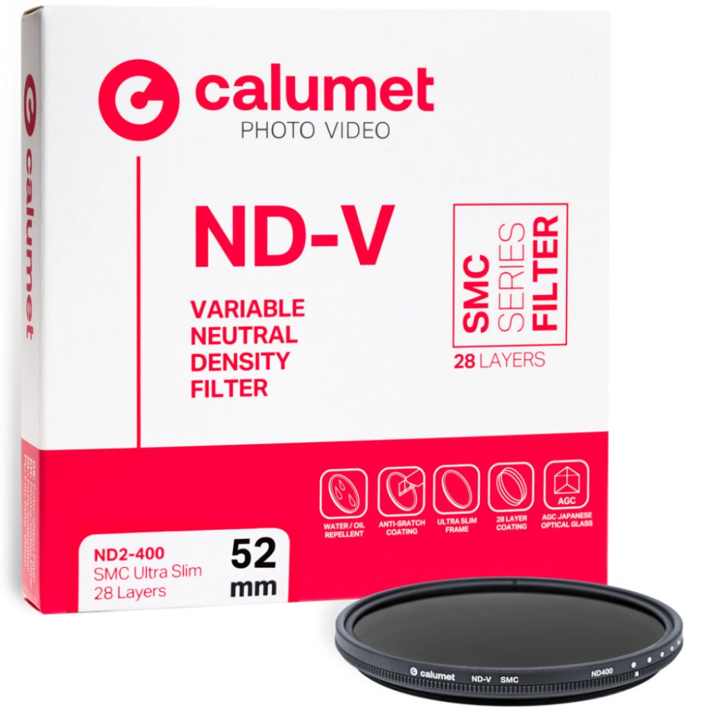 Calumet Variable ND2-400 SMC 52 mm Ultra Slim 28 Layers