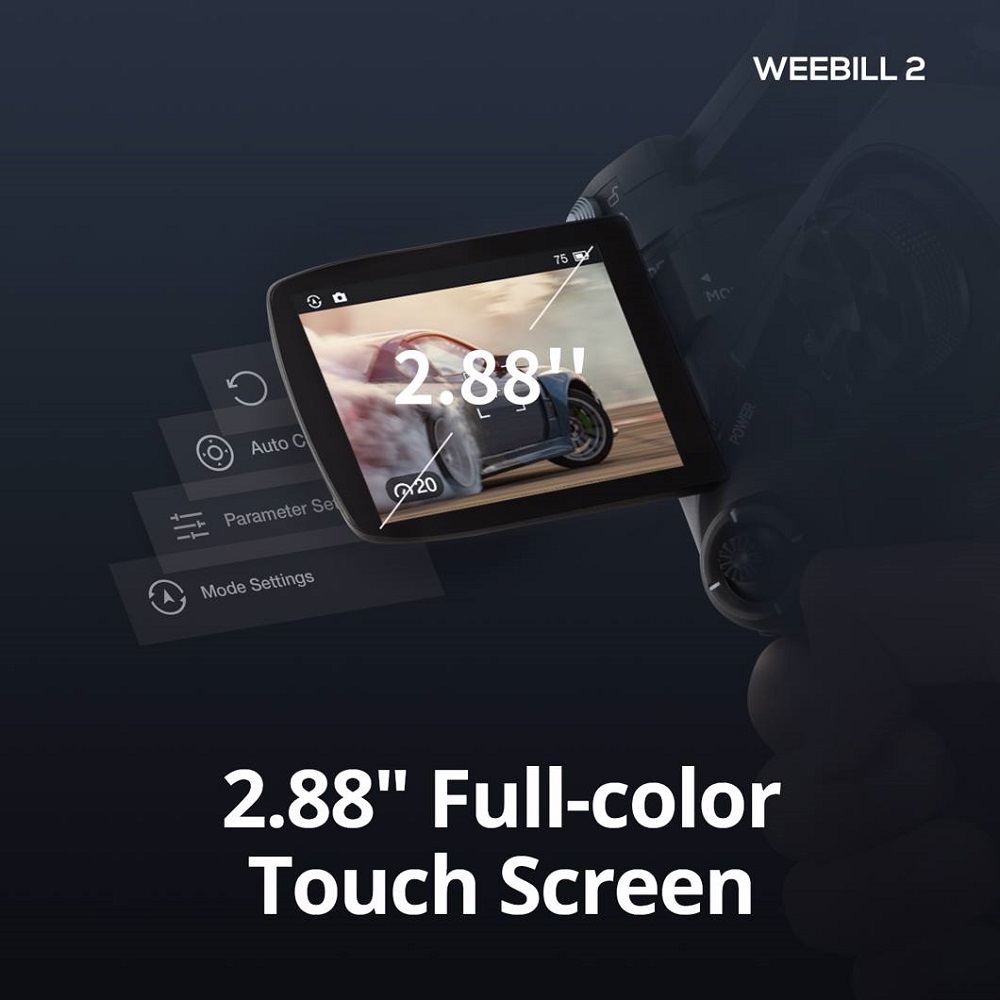Gimbal Zhiyun Weebill 2 Ekran