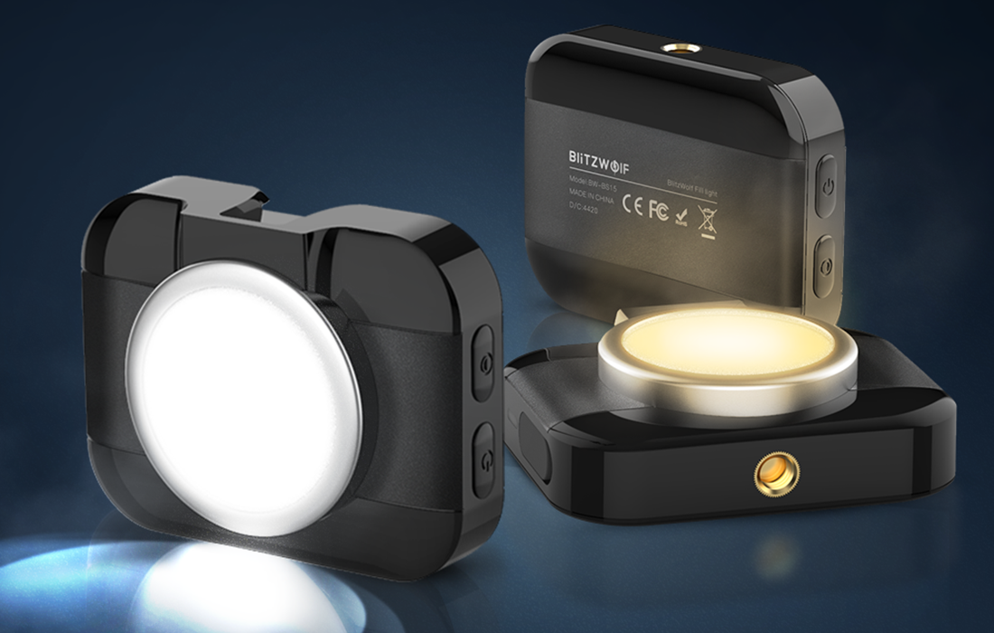 BlitzWolf Statyw z lampą i mikrofonem BW-BS15