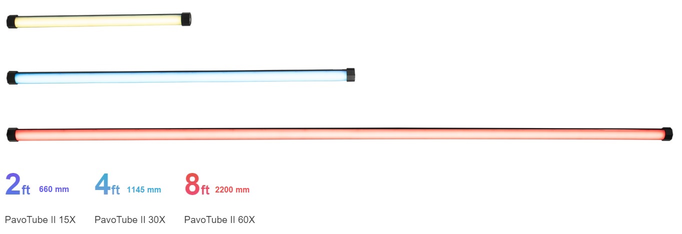 Lampa LED NANLITE Pavotube II 15X 1KIT