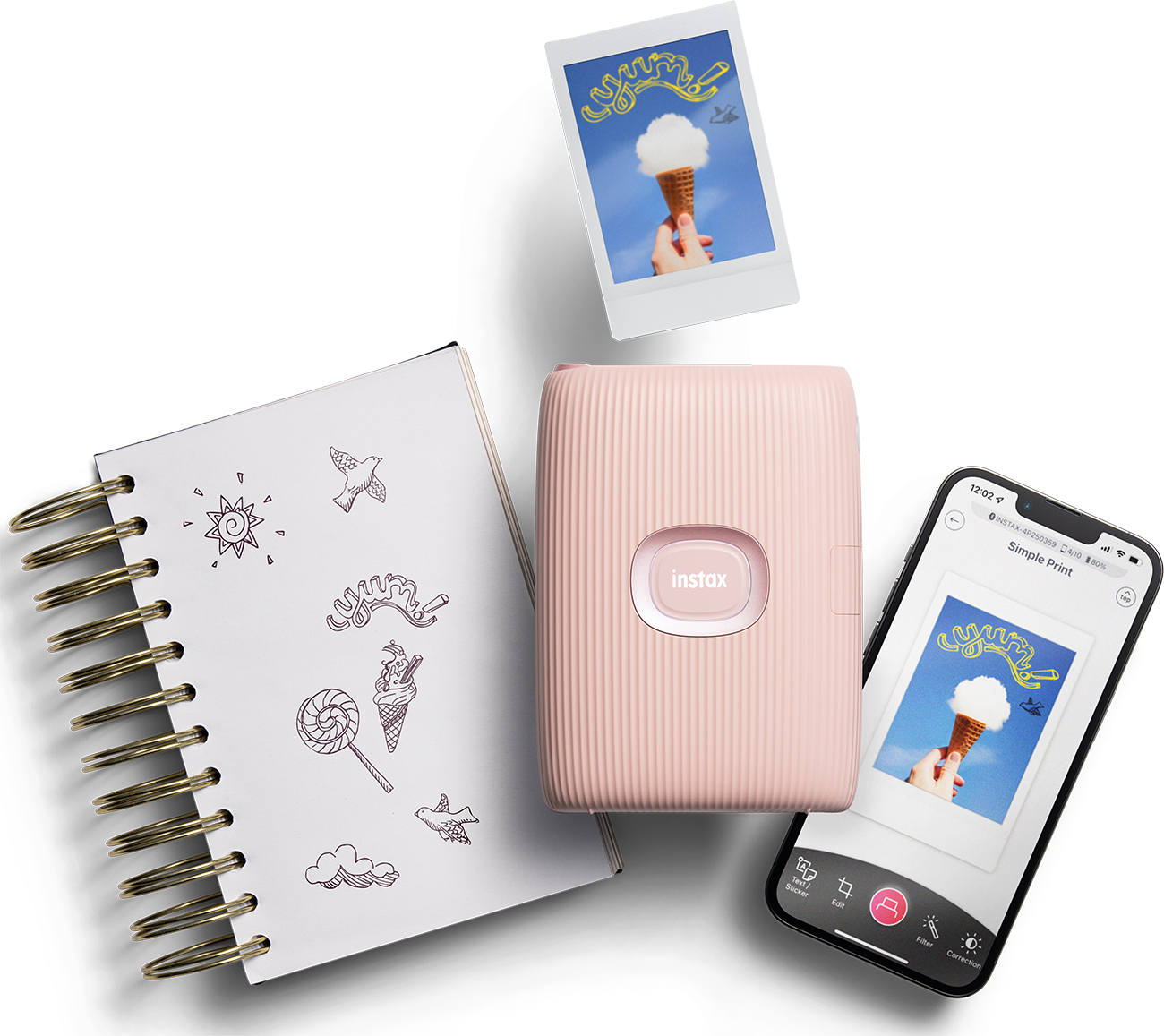 Drukarka FujiFilm Instax Mini Link 2 niebieska