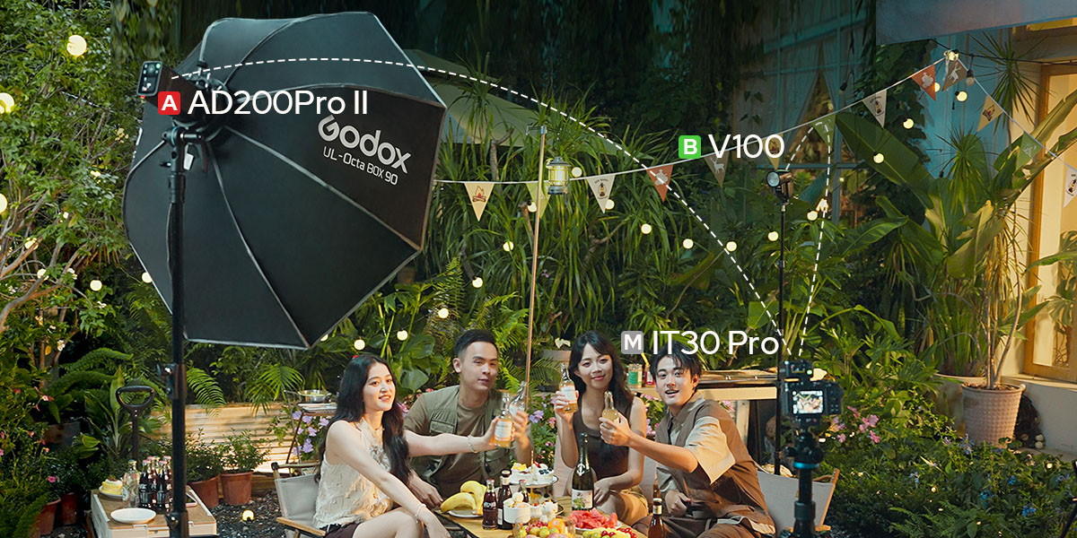 Lampa błyskowa Godox iT30Pro-C iFlash TTL Canon - srebrny