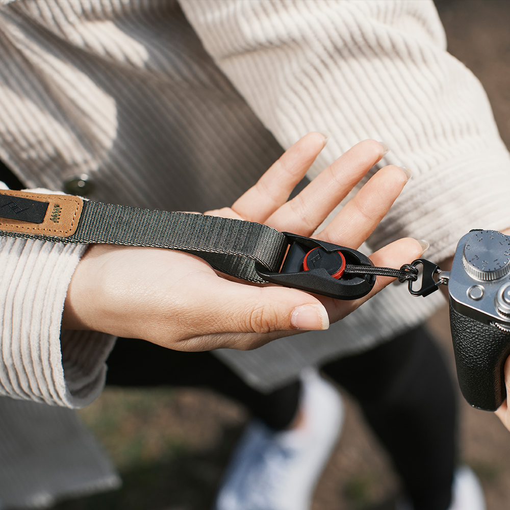Pasek Peak Design Pasek na szyję LEASH v3 szarozielony