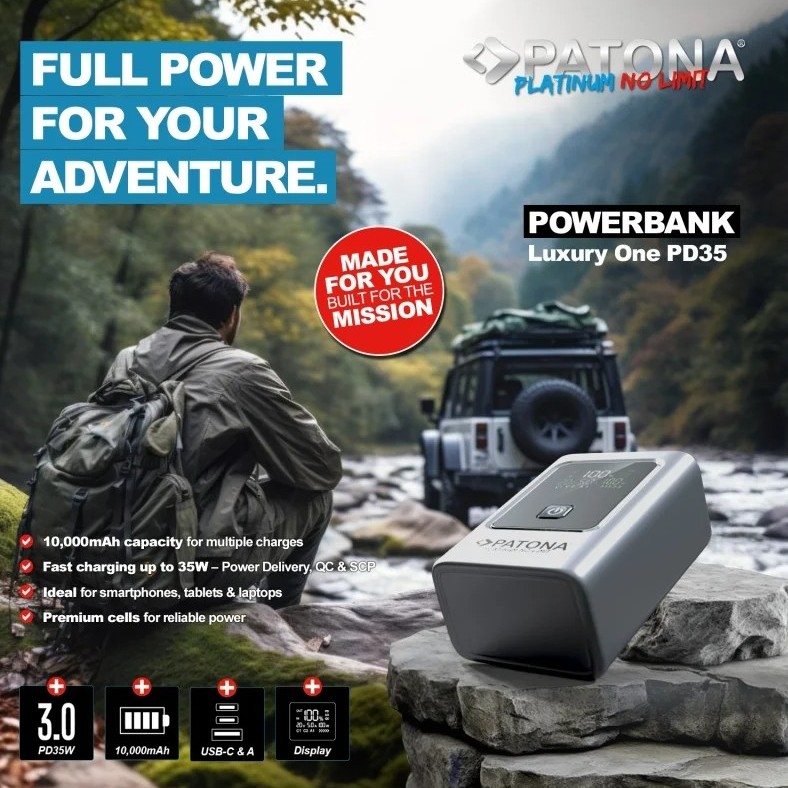 Patona Platinum Powerbank Luxury One PD35 10000 mAh