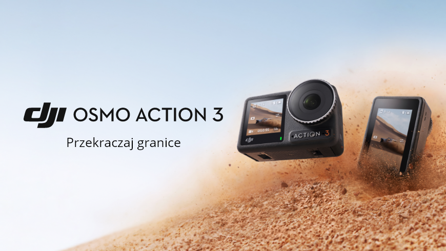 Kamera Sportowa DJI Action 3 Adventure Combo