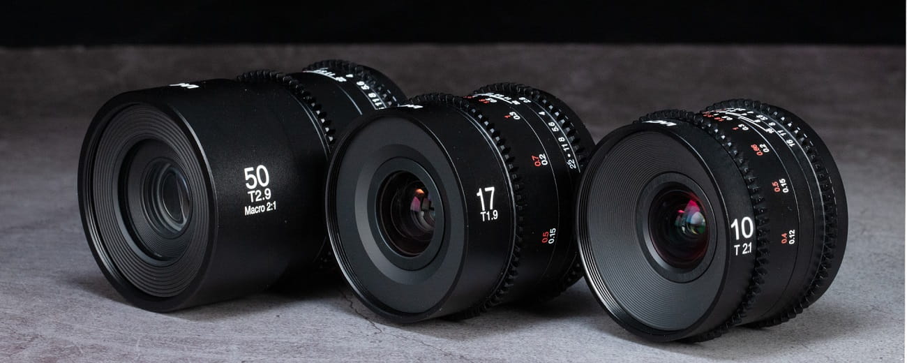 VENUS OPTICS Zestaw obiektywów Cine Prime Wide, Macro do Micro 4/3