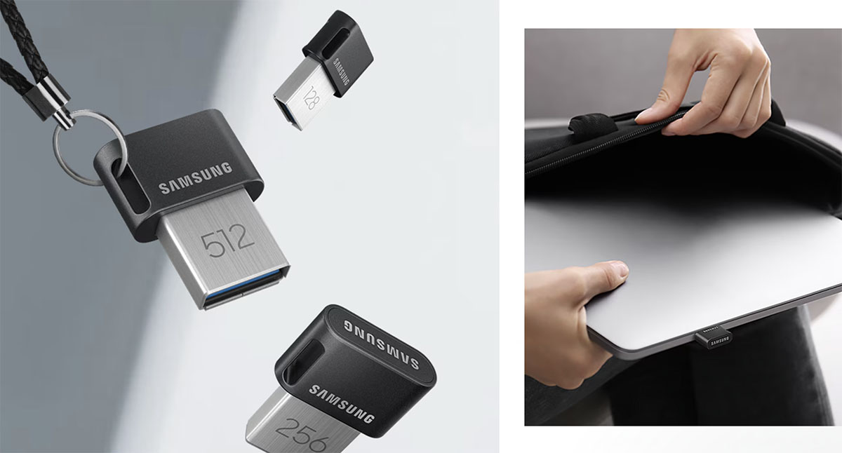 Pamięć USB Samsung BAR Plus 64GB Champaign Silver USB 3.1