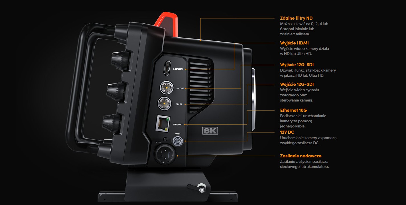 Kamera cyfrowa Blackmagic Studio Camera 6K PRO