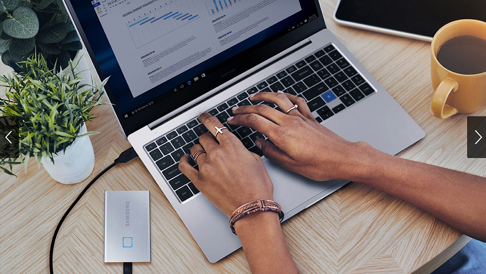 Samsung SSD T7 Touch 500GB czarny