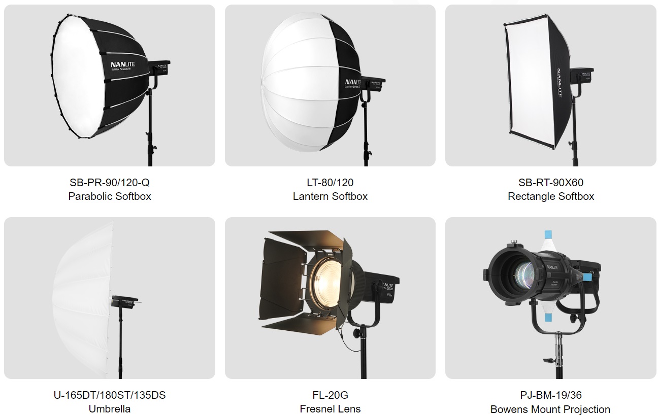 Lampa LED NANLITE FS-150 Daylight 5600K Spot Light