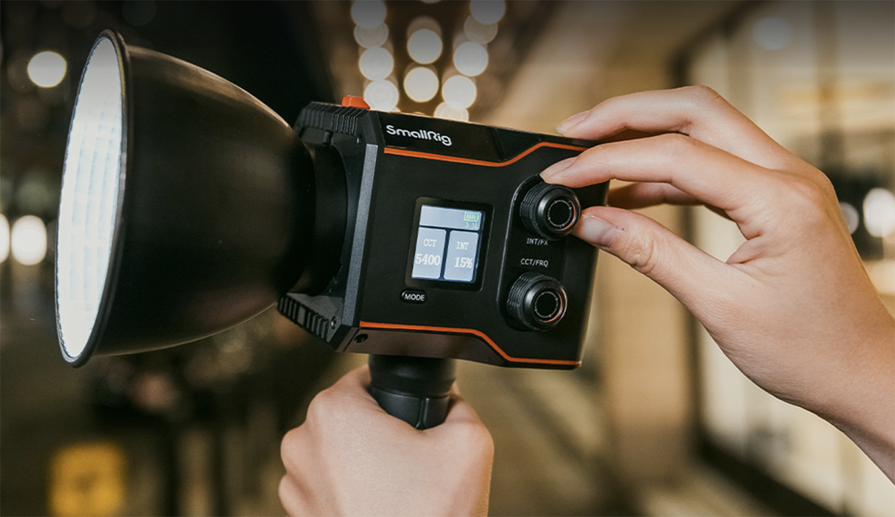 Lampa LED Smallrig COB RC 60B with Powerbank Clamp [4376]
