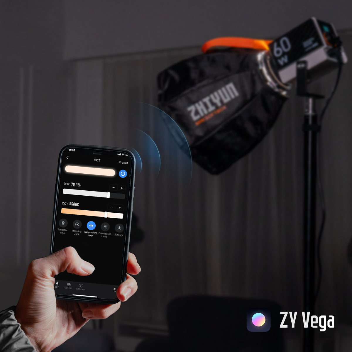 Lampa LED Zhiyun Molus G60 COB Light