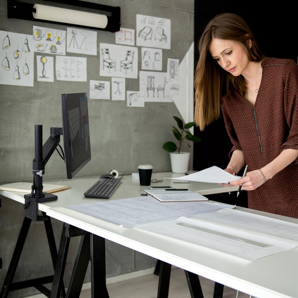 Ergotron NX Desk Monitor Arm - uchwyt biurkowy do monitora (biały)