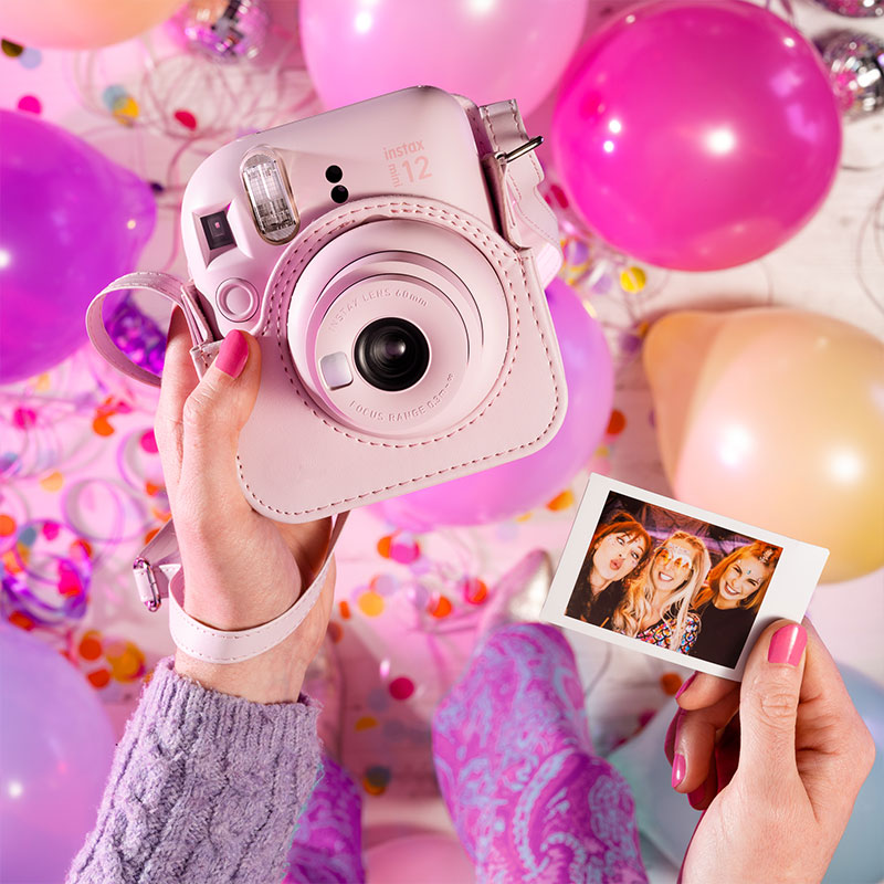Aparat FujiFilm Instax Mini 12 kwiatowy róż