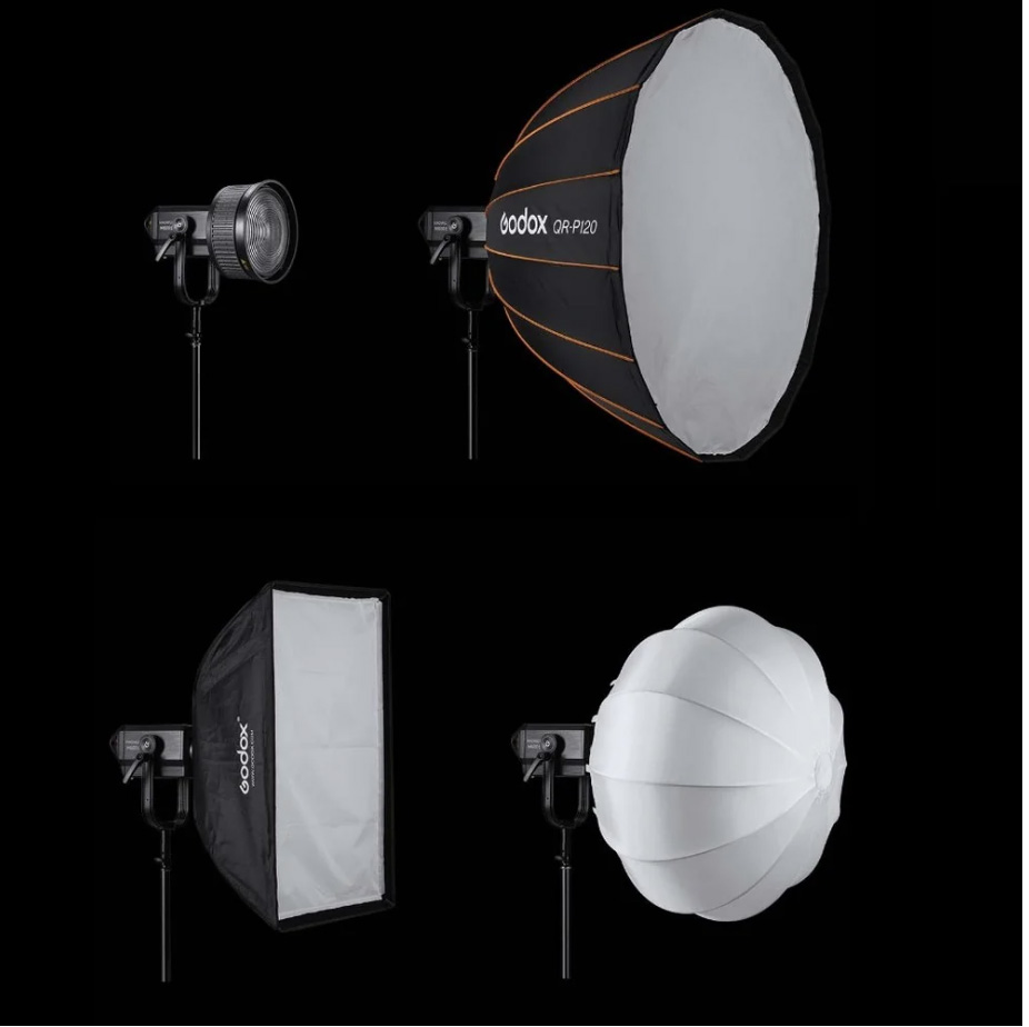 Lampa LED Godox M600Bi Pro Bi-color Knowled Bowens