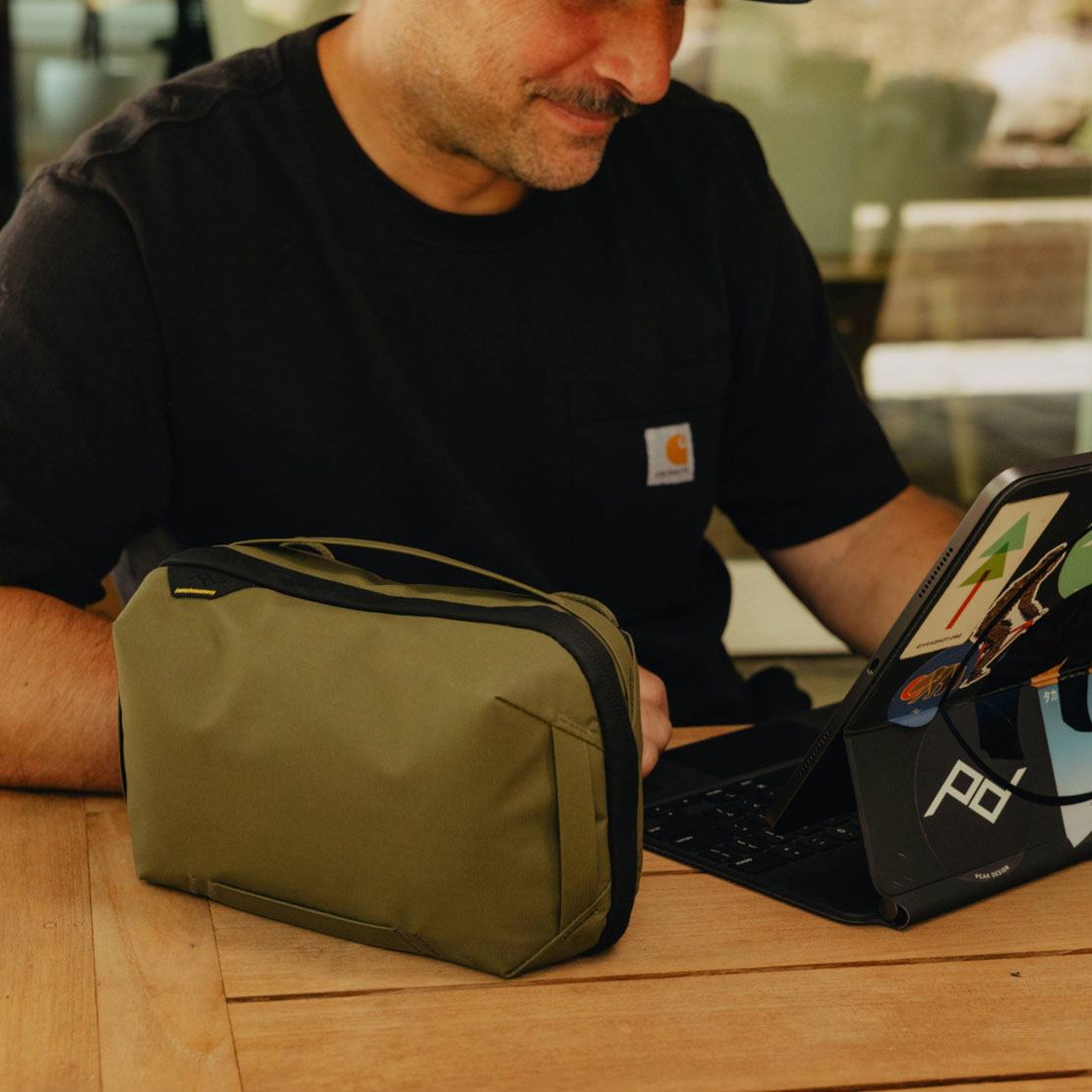 Peak Design Organizer Travel Line Tech Pouch Small błekitny