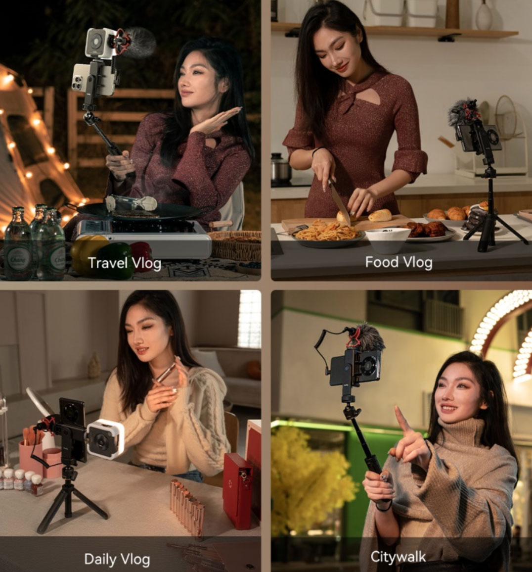 Smallrig Zaawansowany zestaw statywu do vlogowania ze smartfonem VK-50 [4369]