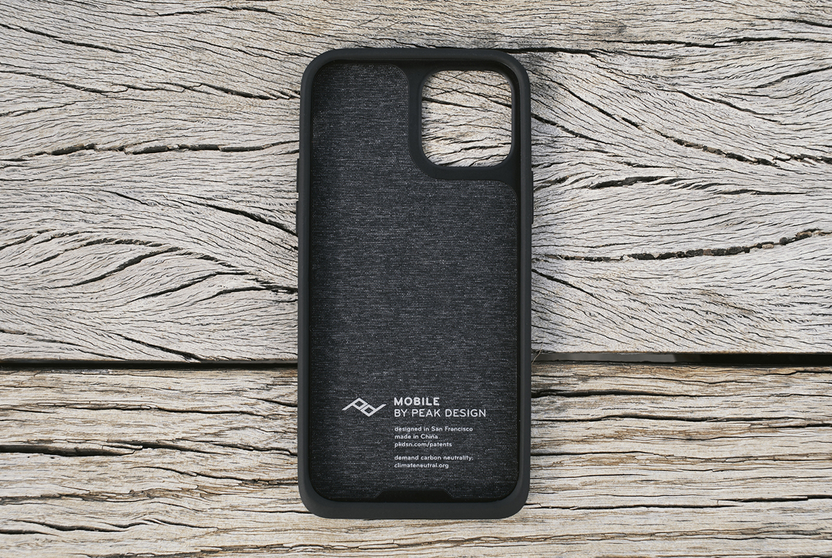 Peak Design Etui Mobile Everyday Fabric do iPhone 13 Pro - grafitowe