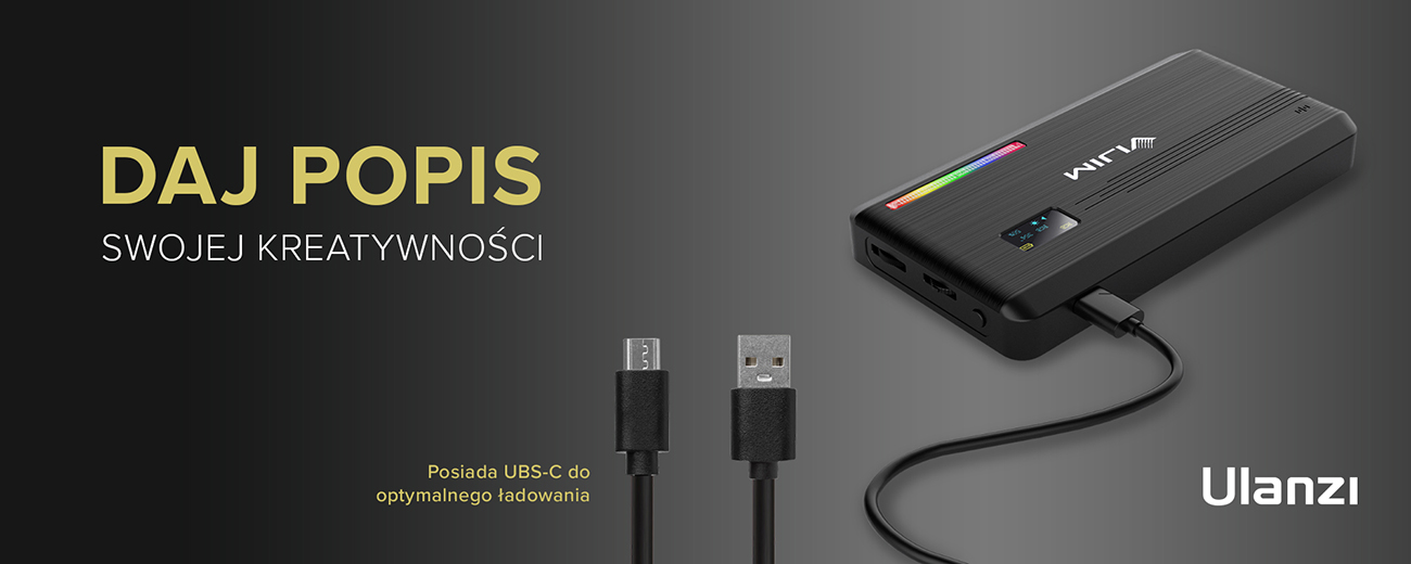 Ulanzi LED R70 Regulacja Koloru