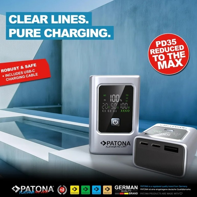 Patona Platinum Powerbank Luxury One PD35 10000 mAh
