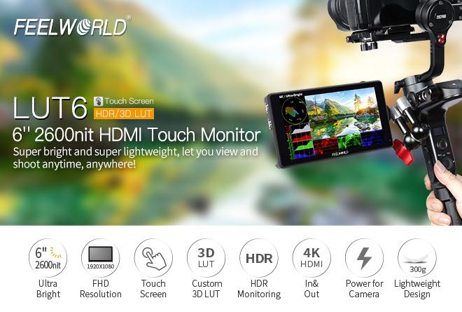Feelworld Monitor Podglądowy LUT6 6