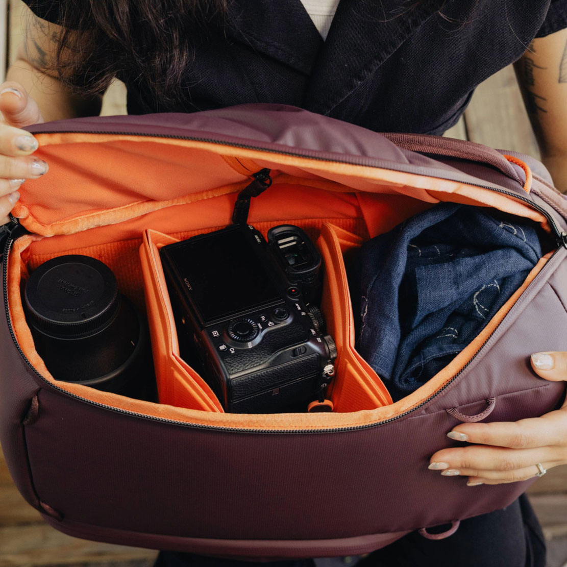 Plecak Peak Design Everyday Backpack Zip 15L fioletowy