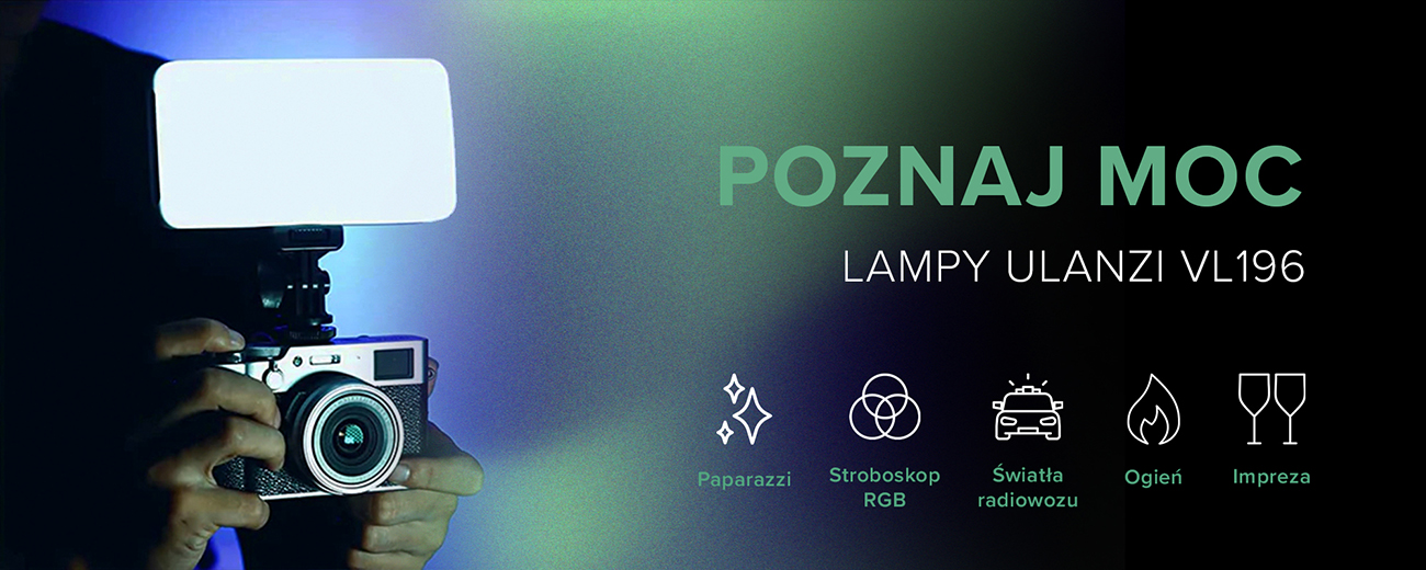 Ulanzi LED R70 Regulacja Koloru