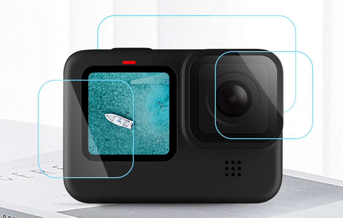 Telesin Szkło hartowane na ekran i obiektyw dla GoPro Hero 9 GP-FLM-901