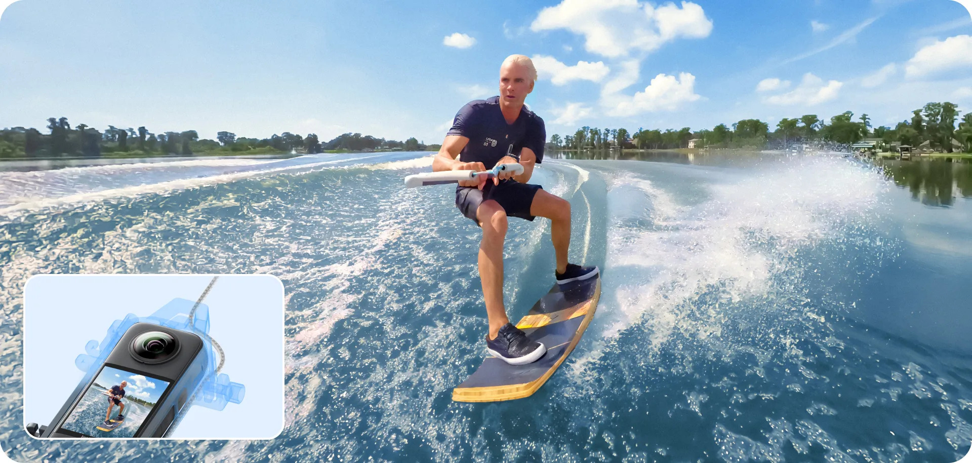 Insta360 Water Sports Rope Mount - mocowanie na linę do sportów wodnych
